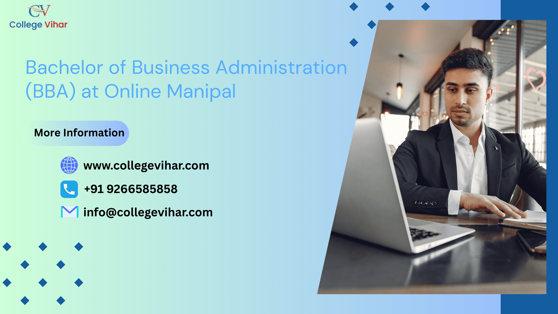 Bachelor of Business Administration (BBA) at Online Manipal